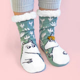 Disaster Moomin Slipper Socks with Floral Design 12290