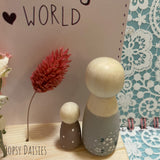 Peg Doll Scene - You are my World 13688