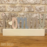 Personalised Mommy Block - Pastels 13678