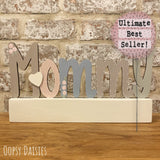 Personalised Mommy Block - Pastels 13678