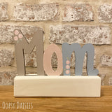 Personalised Mommy Block - Pastels 13678