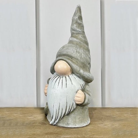 Grey Gnome Ornament - Shovel 12862