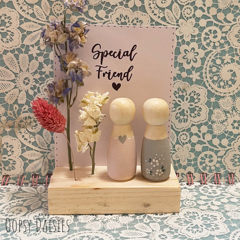 Peg Doll Scene - Special Friend 13689