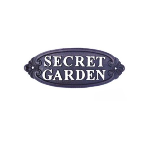 Secret Garden Iron Sign 9499