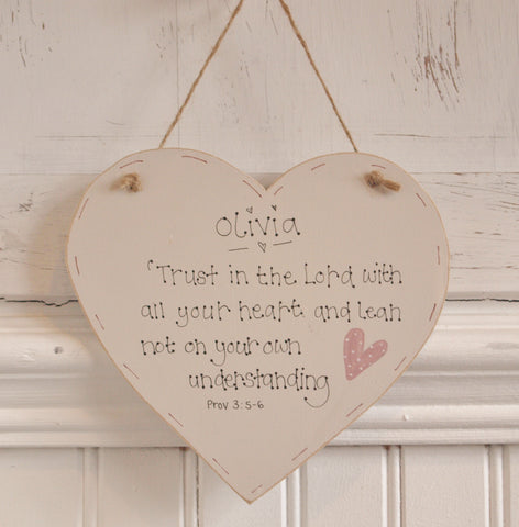 6" Heart - Trust in The Lord 7753