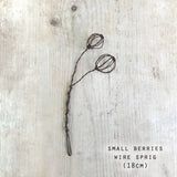 Wire Sprig - Small Berries 10368