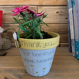 Personalised Plant Pot - Bees & Daisies 10008