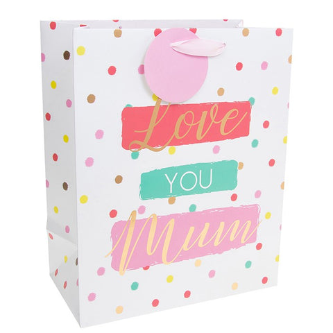 Gift Bag Lg - Love You Mum 11098