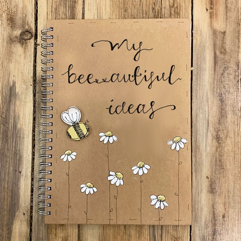 Handmade Notebook with Little Daisies - My Bee-autiful Ideas 9895