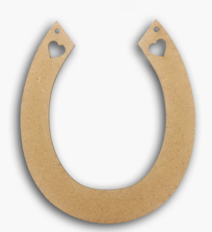 Wooden Horseshoe Blank 8586