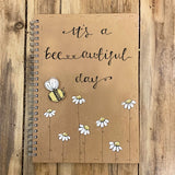 Handmade Notebook with Little Daisies - Bee-autiful Day 9894