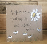 Personalised Card / Postcard - Tall Daisy (Blank) 8722