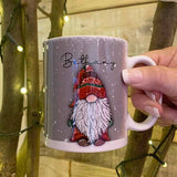 Gnome Snowy 10oz Mug - Jeremiah Gnome Personalised 10709