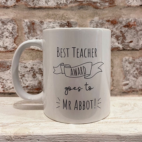Simply Words Mug - Best Teacher Award 11447