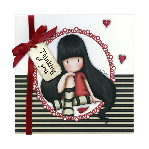 Gorjuss Greetings Card - The Collector Thinking of You 8954