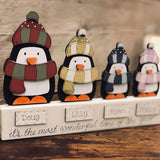 Personalised Family Penguin Block 9358