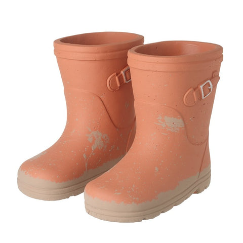 Cement Wellie Boots in Terracotta 13782