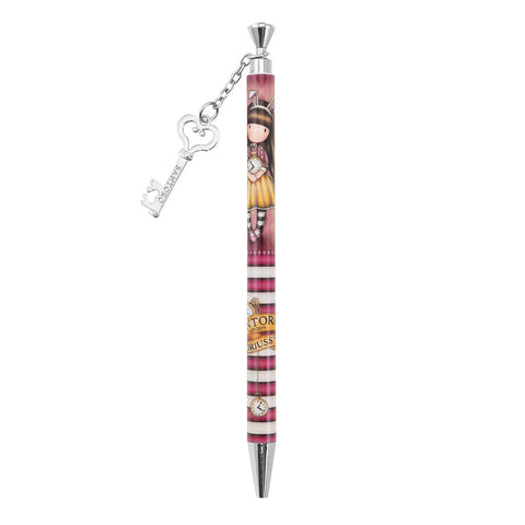 Gorjuss Pen with Key Charm - One Second 13002