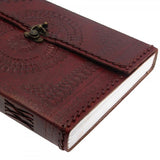 Paper High A4 Clasp Stitch Embossed Leather Journal 9632