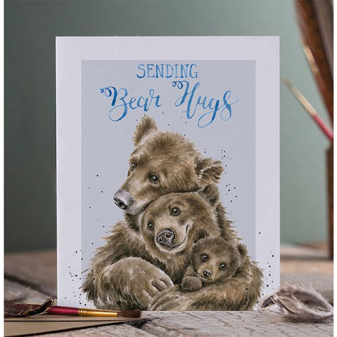 Greetings Card - Sending Bear Hugs 13349