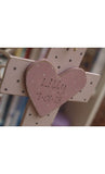 Personalised Wooden Cross - Pink 8502