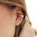 Daisy Chain Ear Cuff in Silver 13753