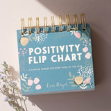 Weekly Positivity Floral Desktop Flip Chart 13757